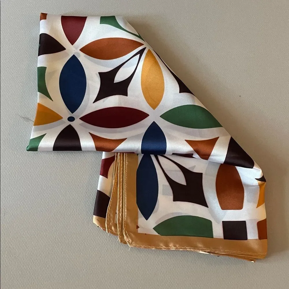 Multicolor Geometric Scarf N1355